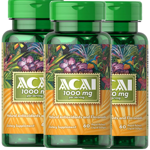 アサイー（ACAI）1000mg×60ソフトジェル（3個セット）